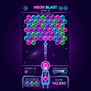 繽紛泡泡射擊 (Bubble Shooter)