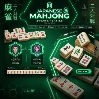 雙人日式麻將 - 網頁版