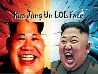 金正恩爆笑臉