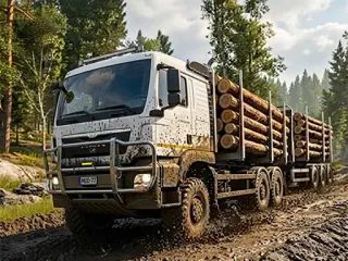 泥地越野卡車