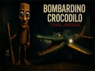 Bombardino Crocodilo：恐怖驚嚇跳臉