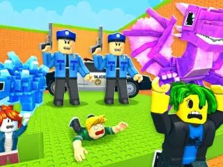 逃離警察：收集 Brainrot