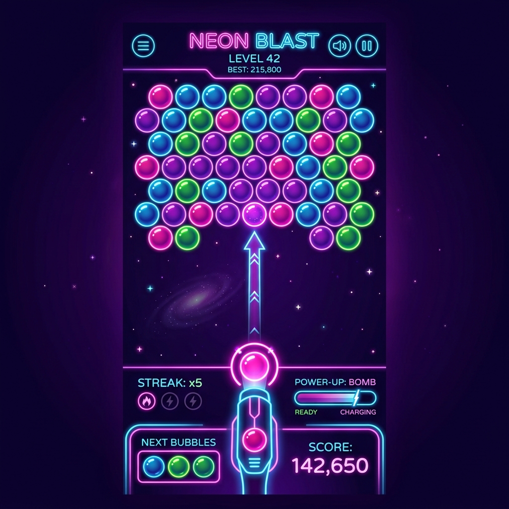 多彩泡泡龍 (Bubble Shooter)