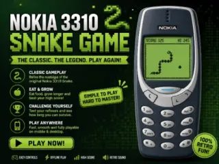 Nokia 3310 Snack Game