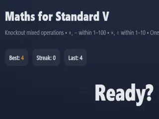 Maths for Standard V