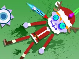 Kick The Santa Christmas Buddy