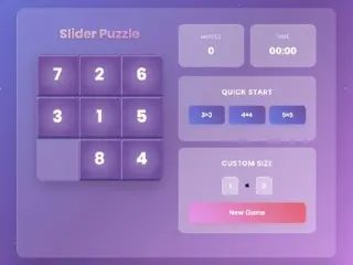Sliding Number Puzzle – Classic Brain Teaser